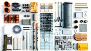 collection objects including one that has number 3 it 562643 8281