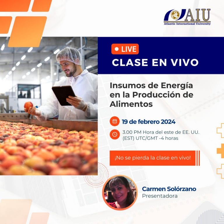 Insumos de Energía en la Producción de Alimentos